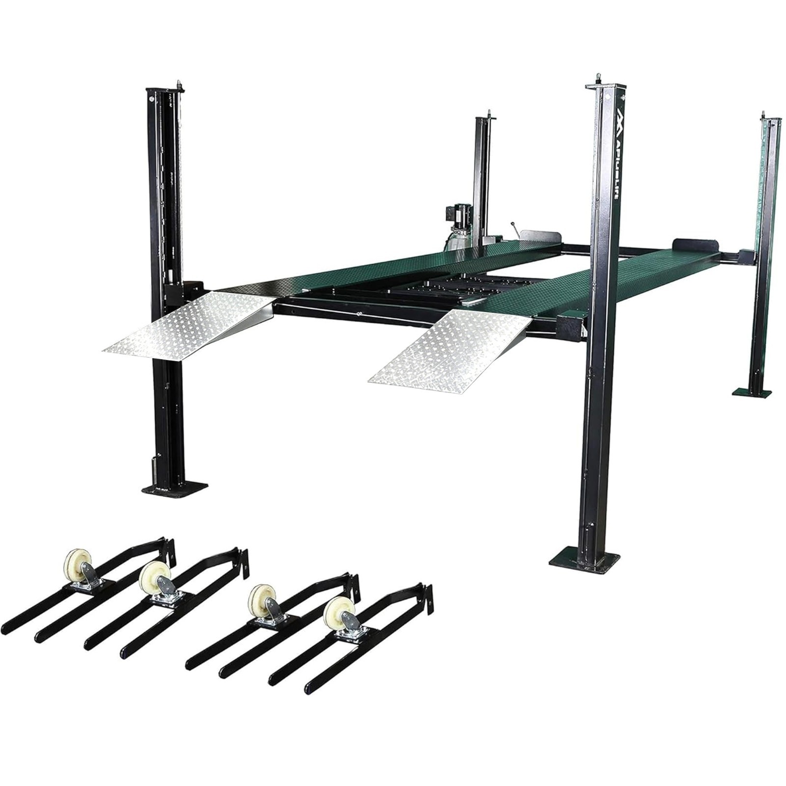 APlusLift 8000LB 4-Post Extra Long/Wide/Tall Storage Service Car Lift (HW-8SXLT)