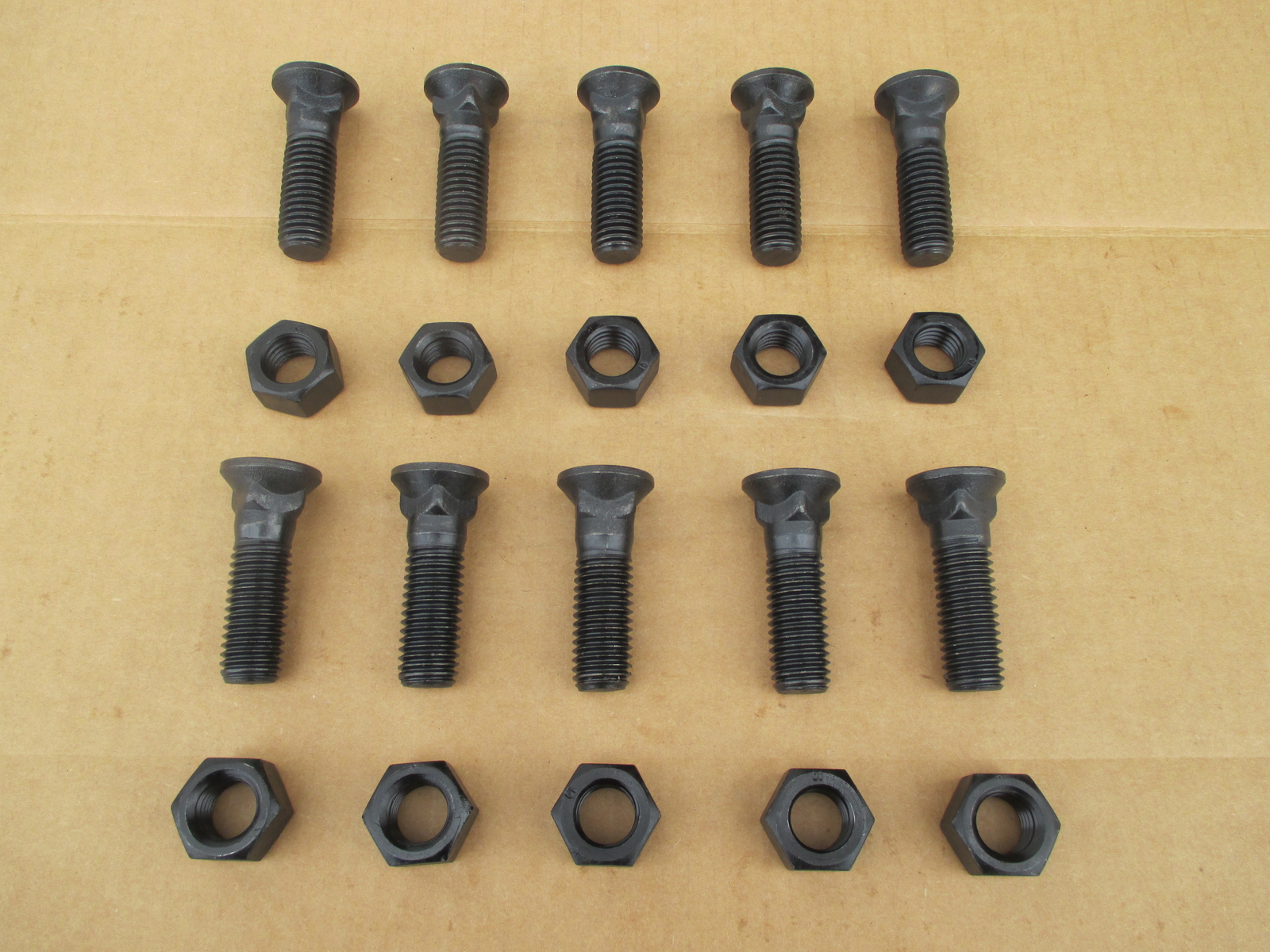 10 Plow Bolts & Nuts for Bobcat Skid Steer Loader Mini Ex Bucket Bolt On Shank