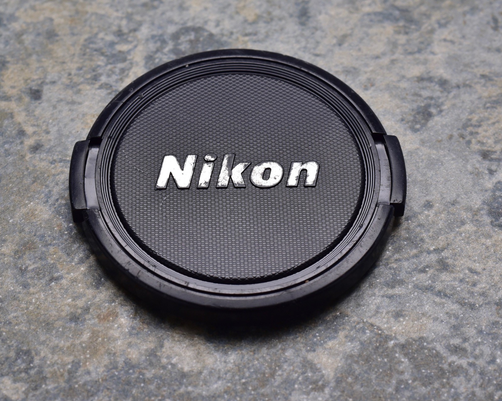 Retro Genuine Nikon NIKKOR 58mm Snap-on Front Lens Cap (#2042)