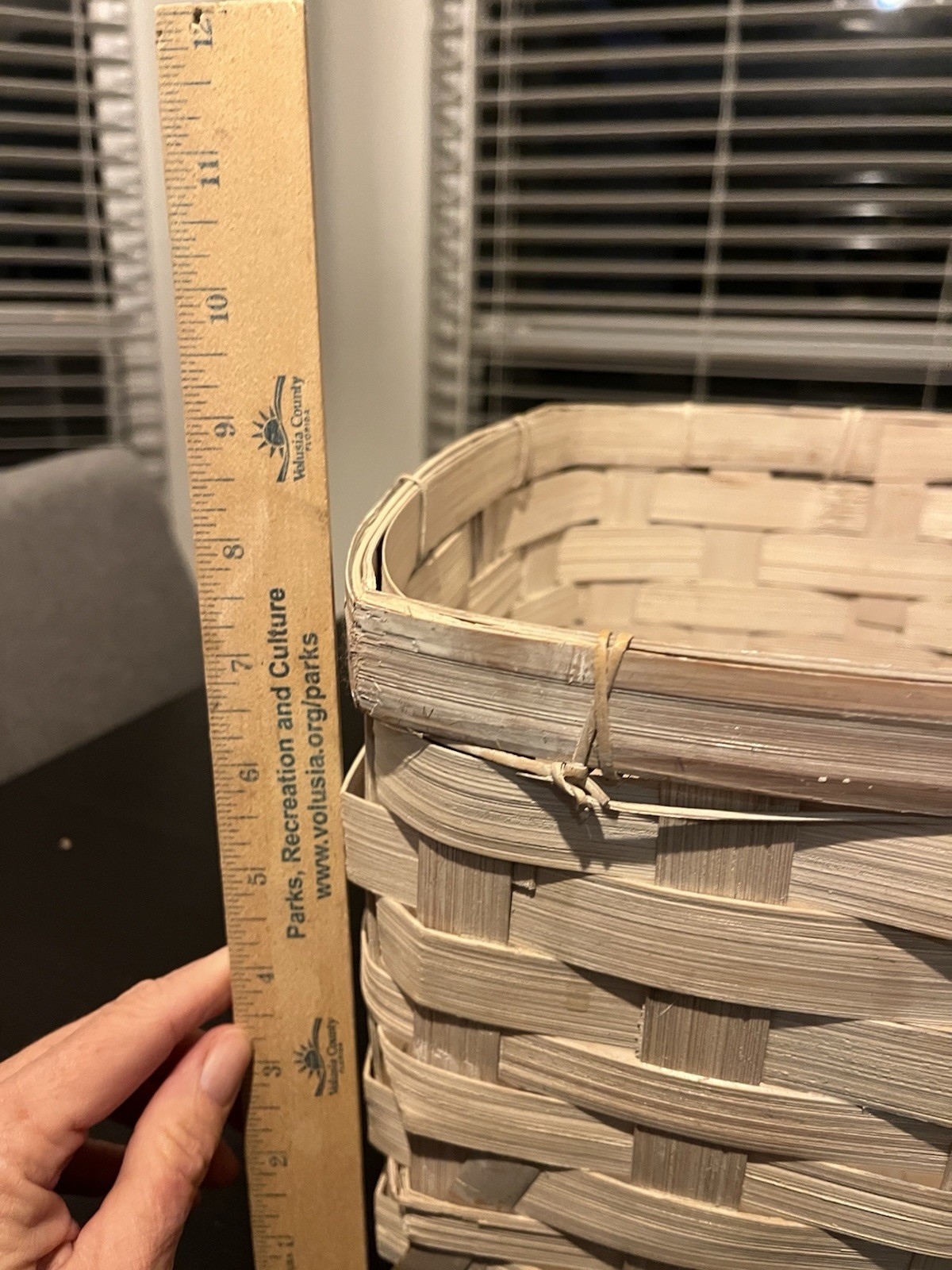 White Basket Made In Philippines