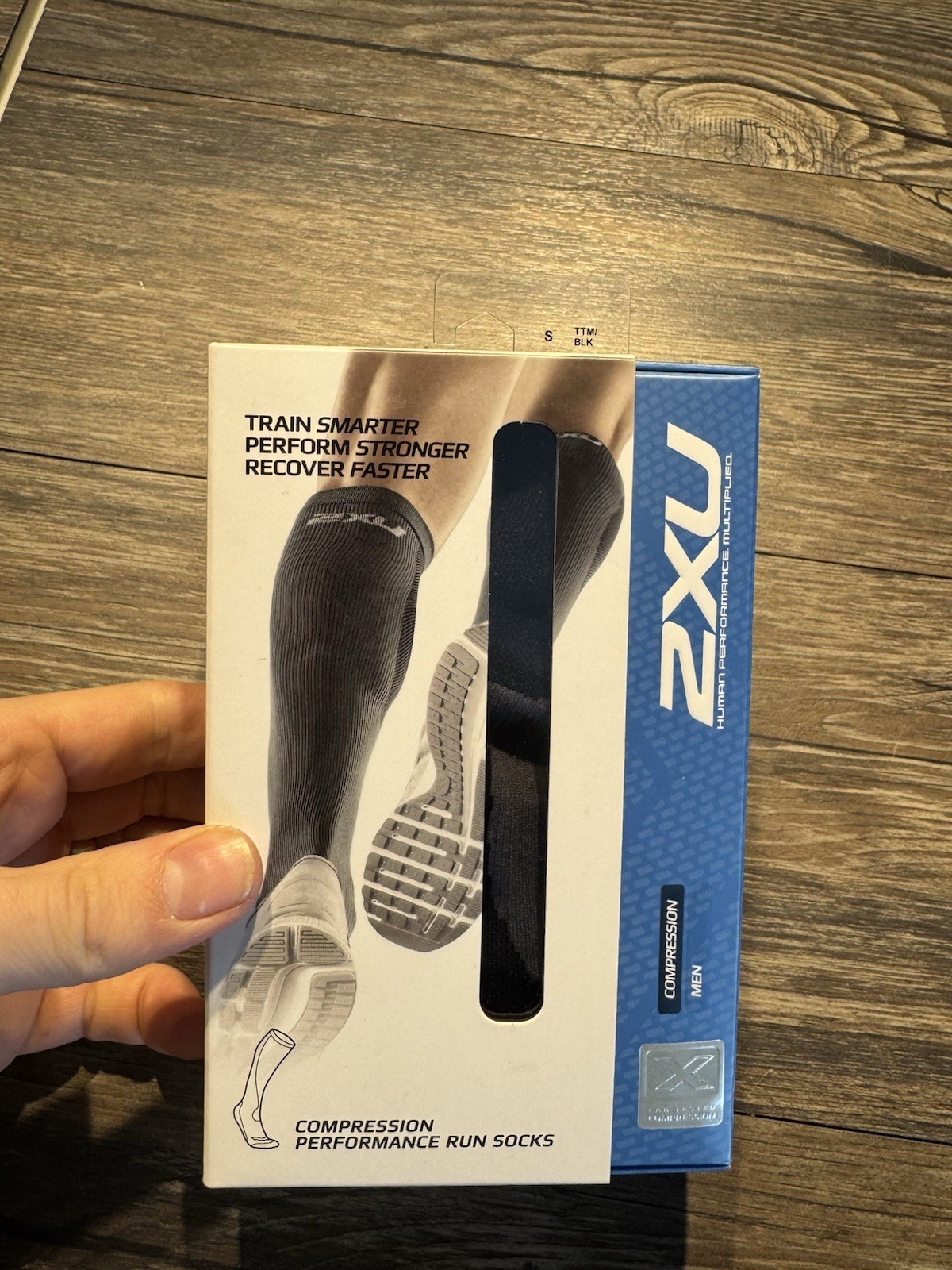 2XU Elite  Comperession Socks Blk/Blk Size Small