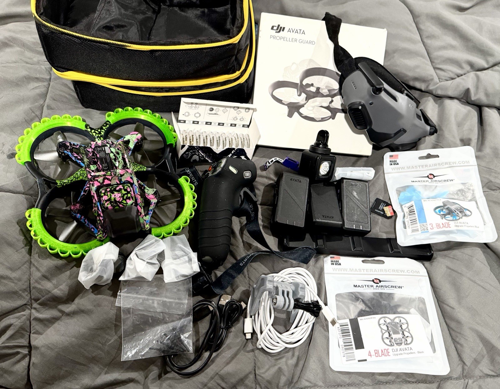 DJI Avata Camera Drone, Integra Goggles, Motion Ctrl 2, 3 Batteries & Much More