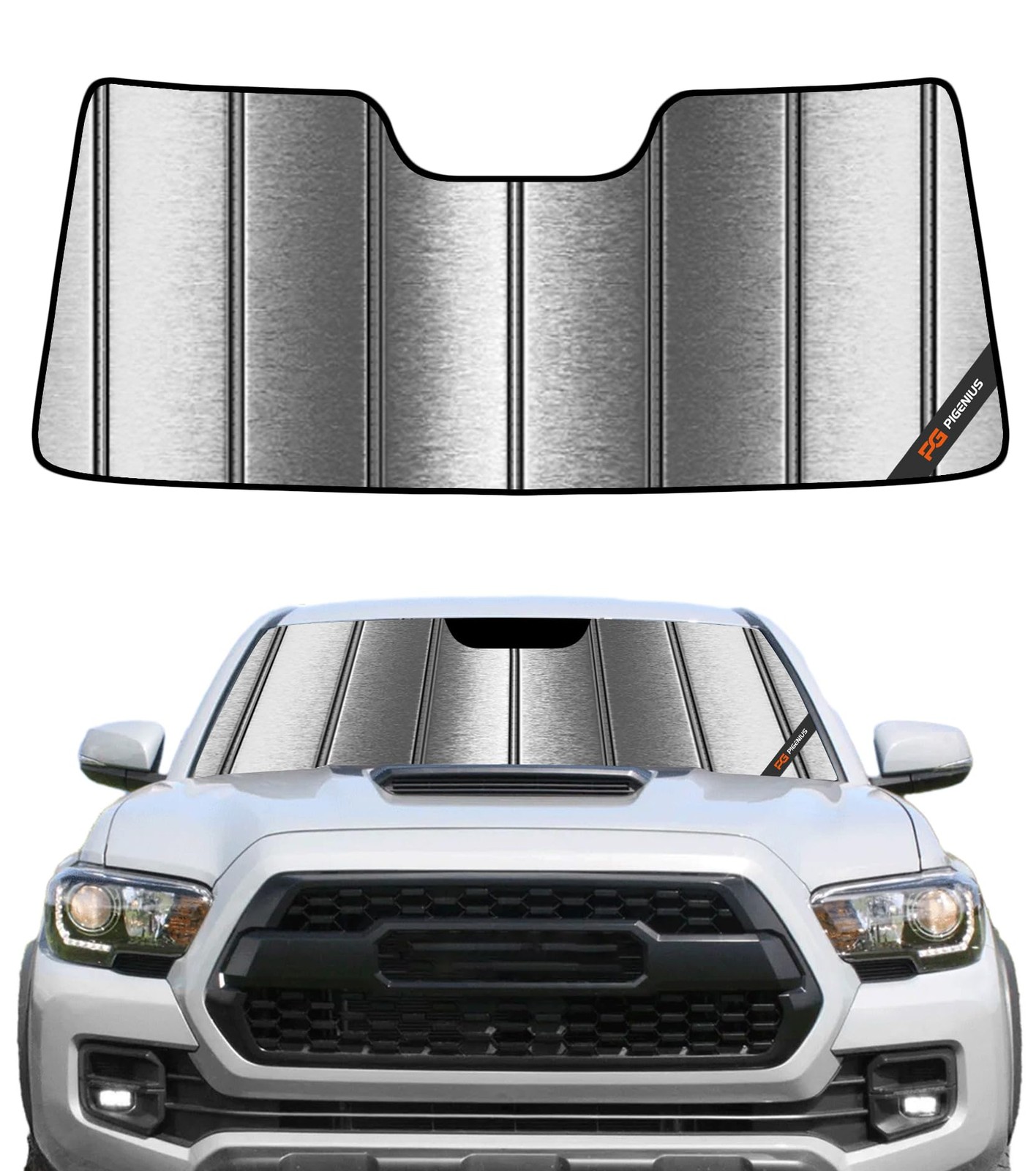 Custom Windshield Sunshade for 20162017 Toyota Tacoma  Front Window Protection