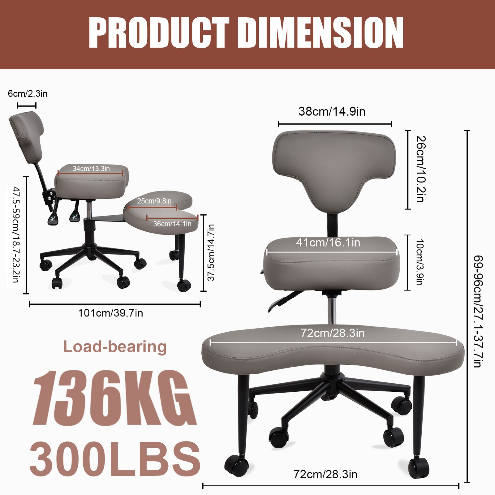 Meditation Cross Legged Armchair, ADHD Chair, Criss Cross Chair for Home Office