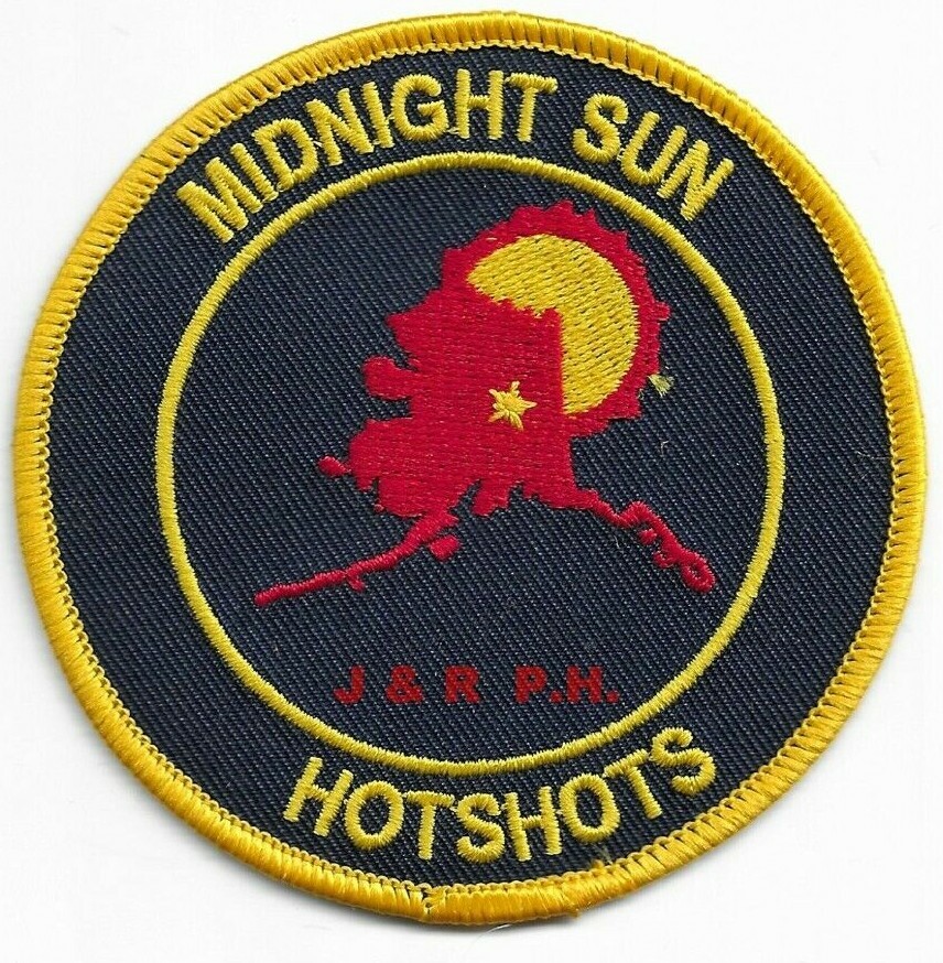 Wildland - Midnight Sun Hotshots, Alaska  (3.5" round size) fire patch