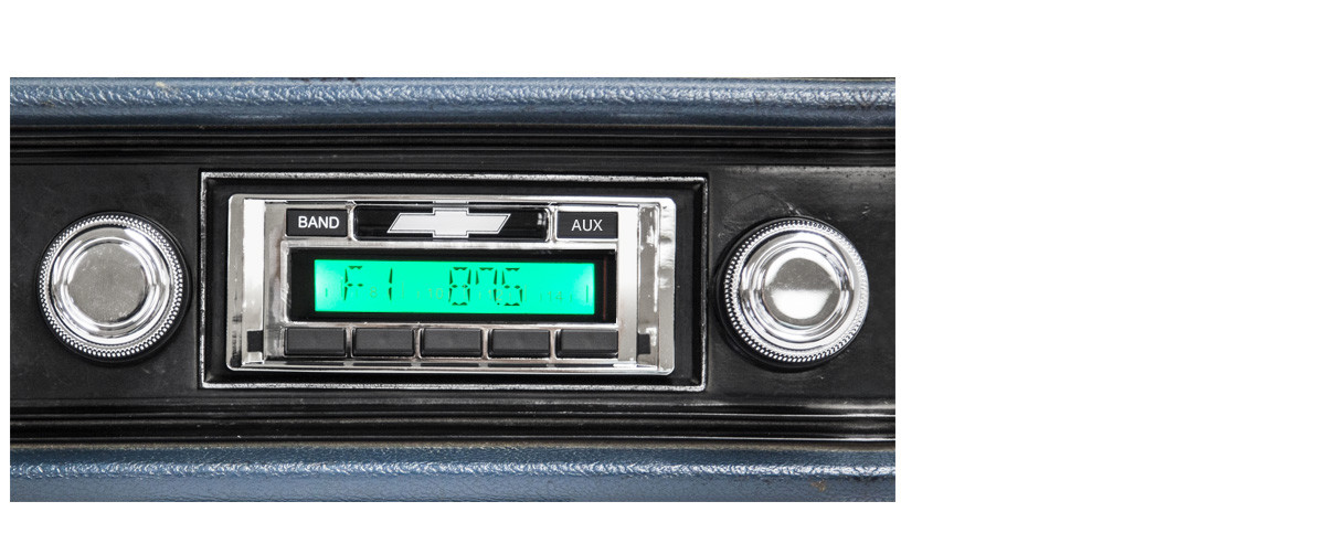 1970 71 72 Chevy Impala Radio AM/FM USA 230 Custom KIT AUX VINTAGE LOOK