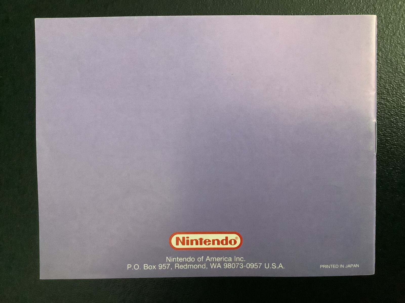 Tetris NES Nintendo Instruction Manual Only - Good Shape
