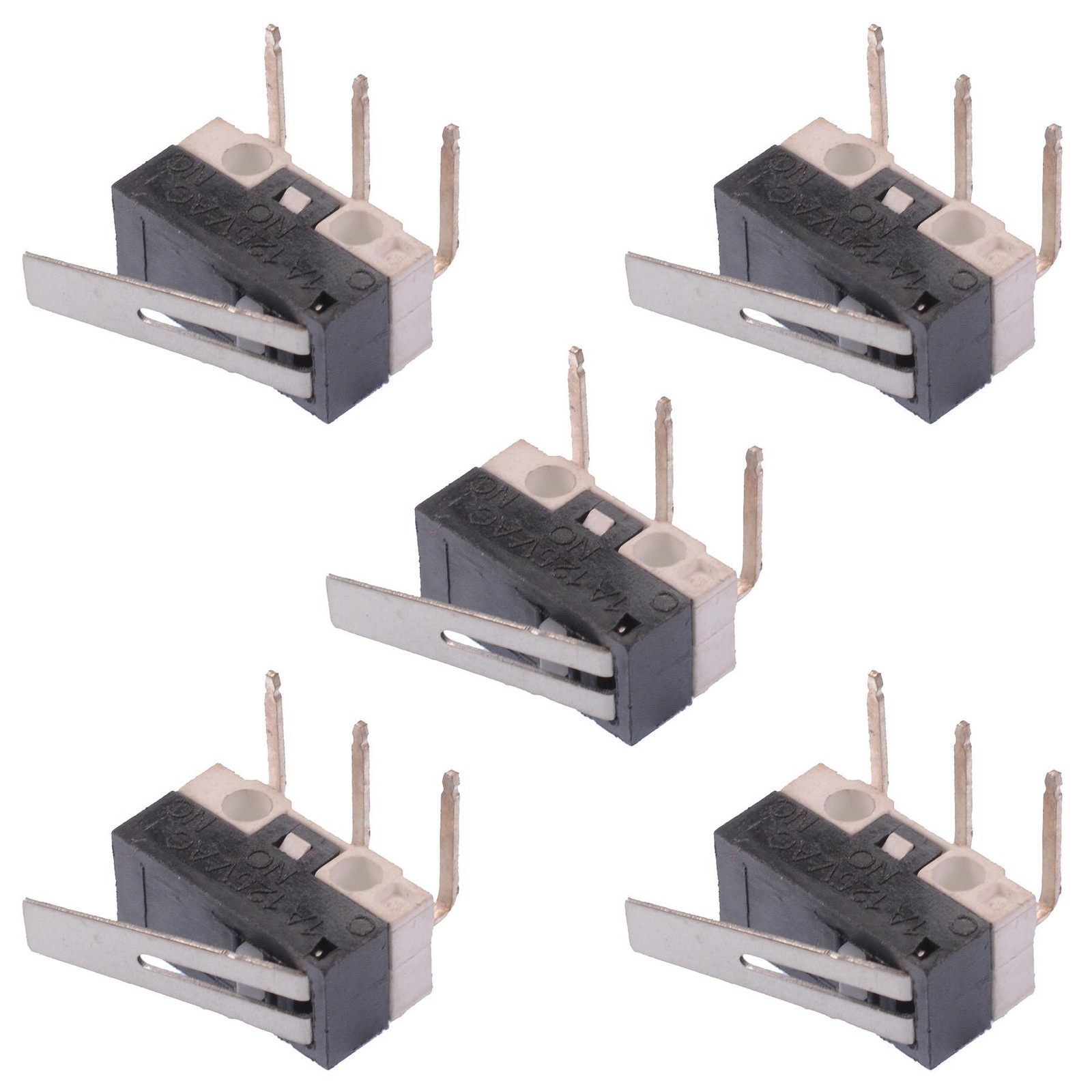 5 x 13mm Lever Subminiature Horizontal PCB Microswitch SPDT 3A
