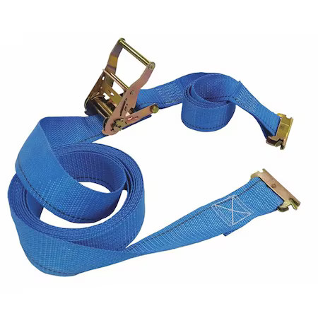Tie Down Strap, E-Track, Blue, 55Et60