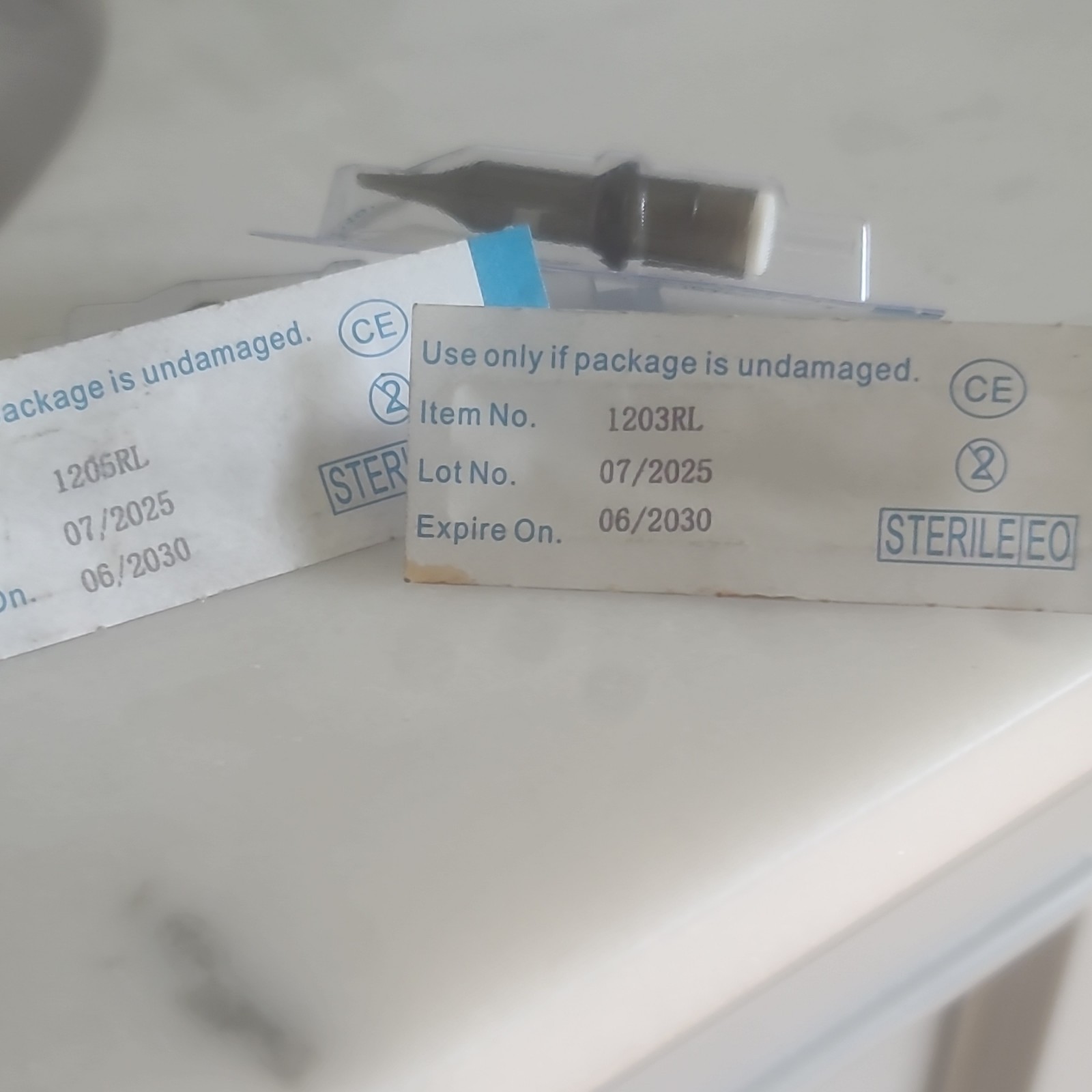 Tattoo Needles 2- 1203RL & 1-1205RL Sterile 3 pcs