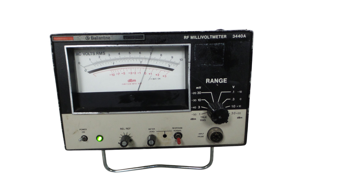 Ballantine 3440A RF Millivoltmeter - Free Shipping