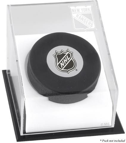 New York Rangers Puck Logo Display Case - Fanatics