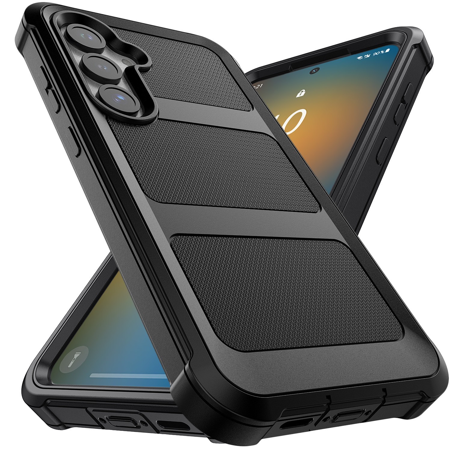 For Samsung Galaxy S25+ Plus Cell Phone Case Shockproof Double Layer Hard Cover