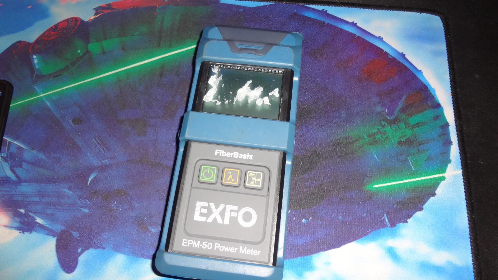 EXFO FiberBasix EPM-50 Power Meter EPM-53-RB for parts/not working SEE PICS