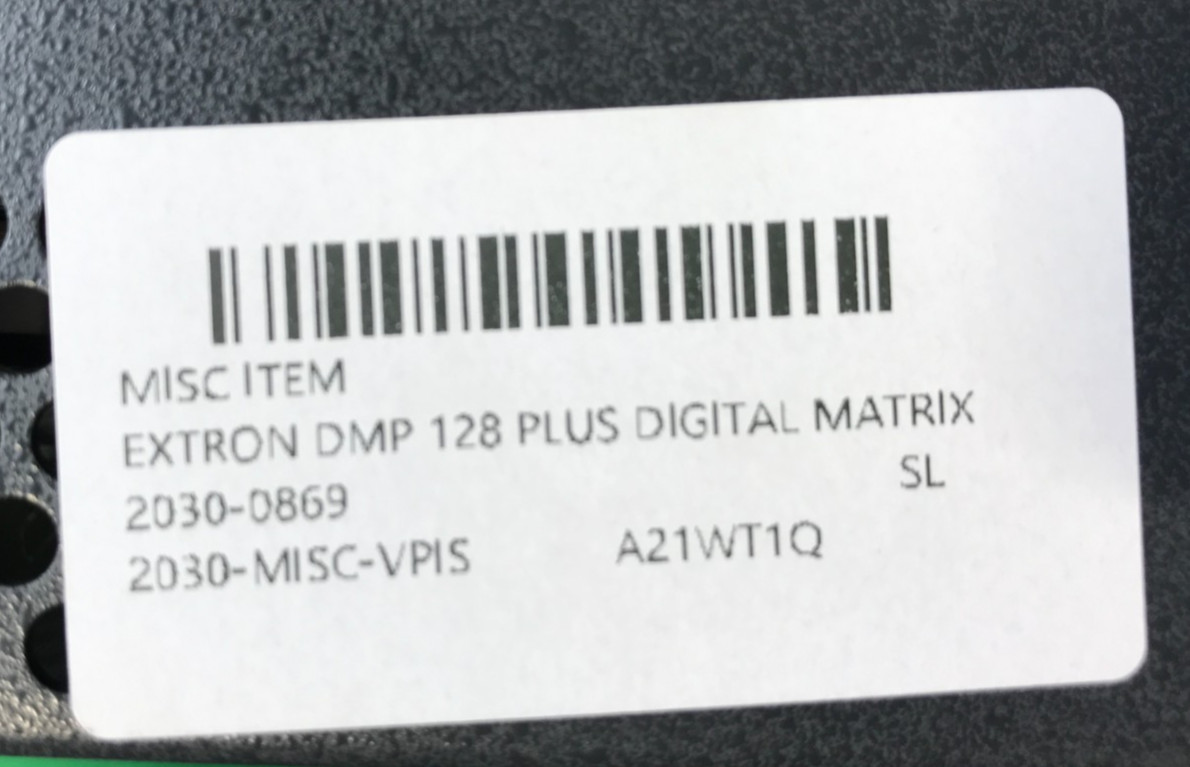 Extron DMP 128 Plus C 12x8 Digital Matrix Processor