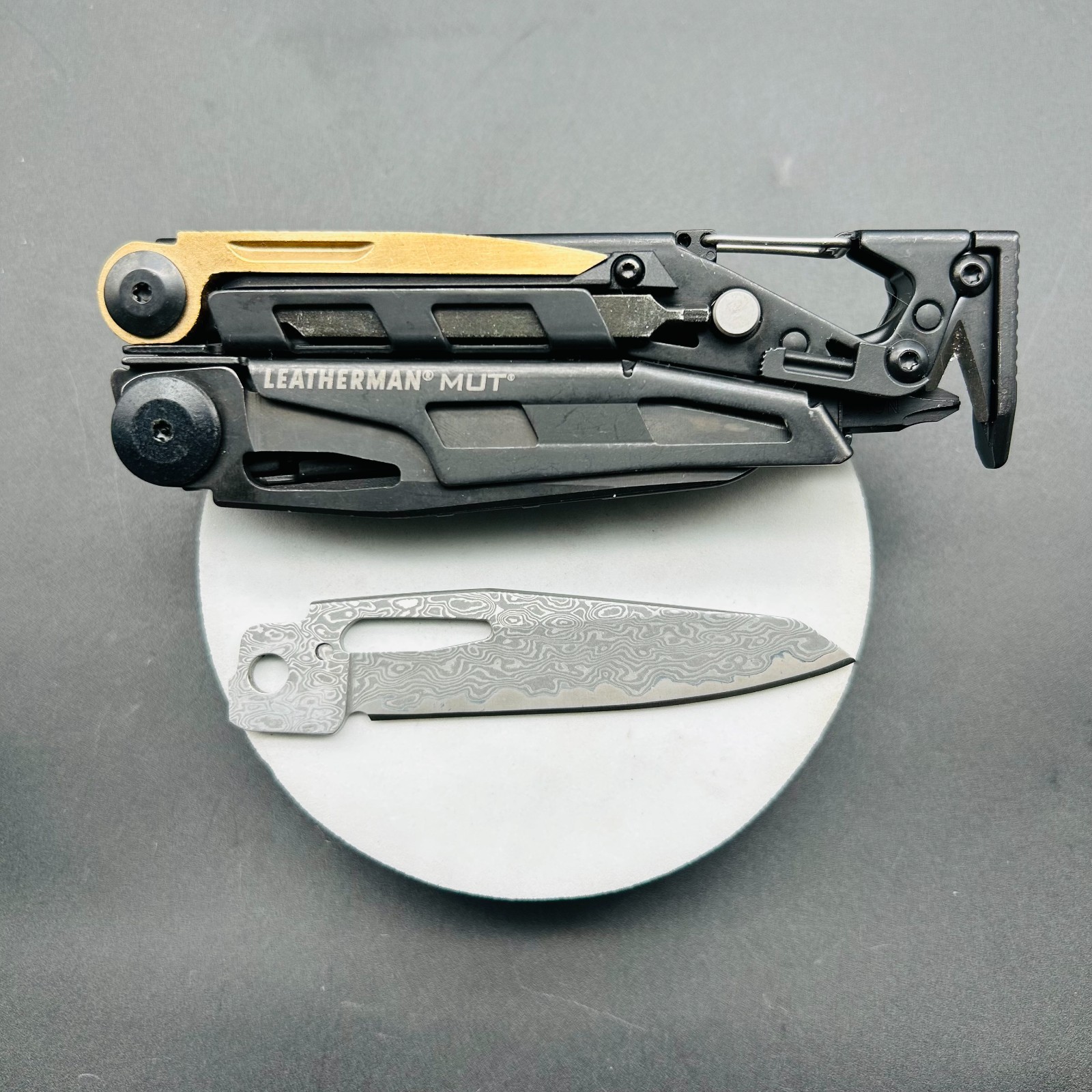 Leatherman MUT VG10 Damascus Blade HRC60+ Razor Sharp Upgrade Replacement