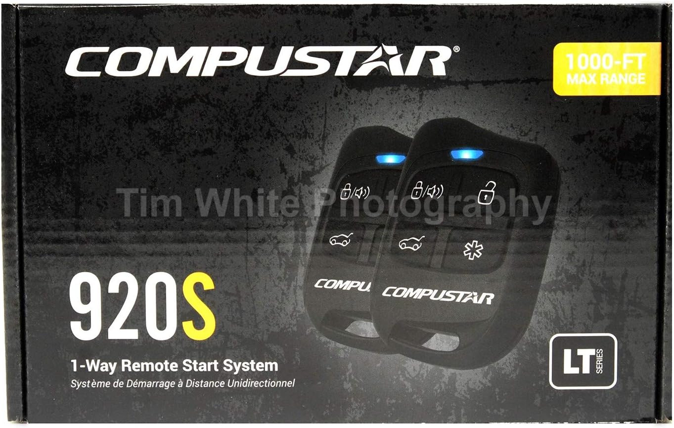 CS920-S 1-Way Remote Start & Keyless Entry System, 1500 Ft Range