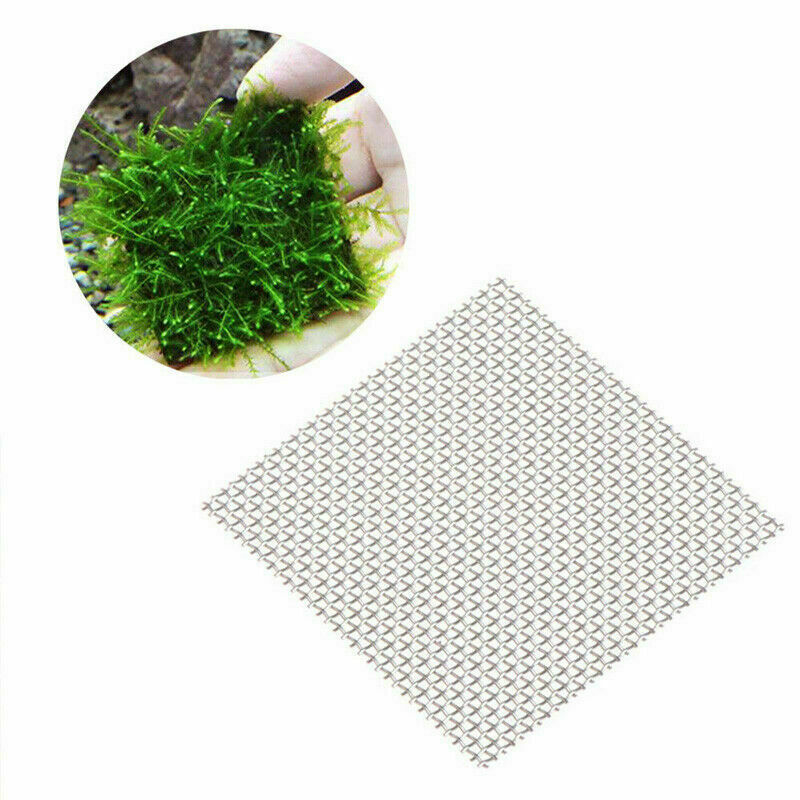 Aquarium Fish Tank Shrimp Tank Stainless Steel Moss Mesh Net Java Moss