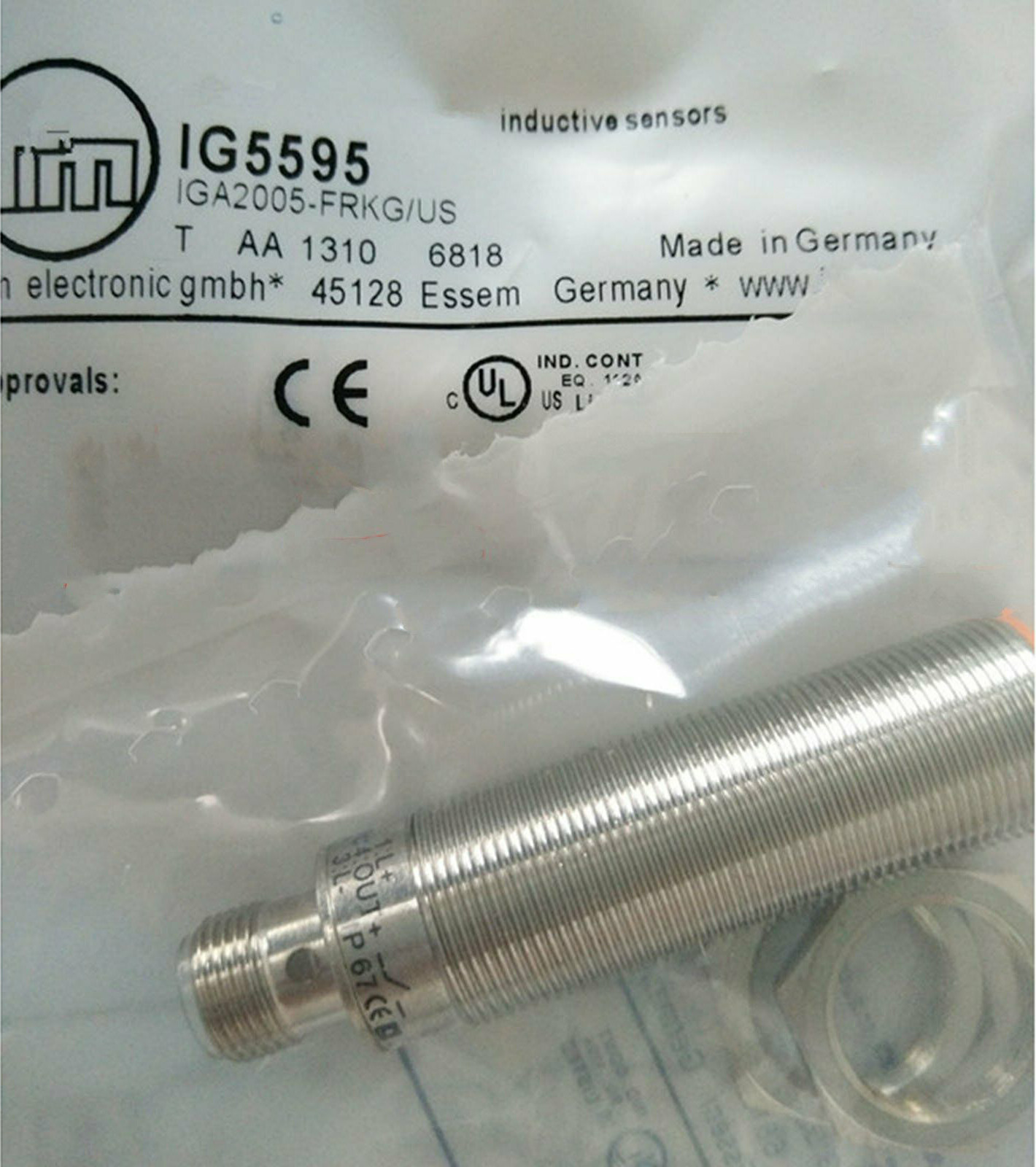 IFM IG5595 IGA2005-FRKG/US Inductive Sensor Proximity Switch NewKD