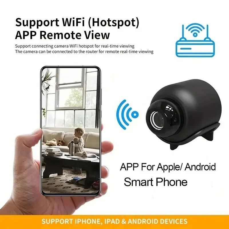 1080P Mini Camera Night Vision Motion Detection Wireless Security Cam X5