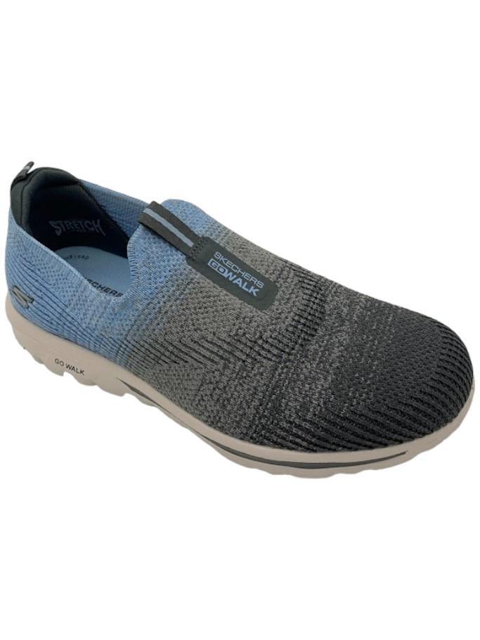 Skechers GOwalk Travel Ombre Washable Vegan Slip-Ons Ibiza Gray/Blue