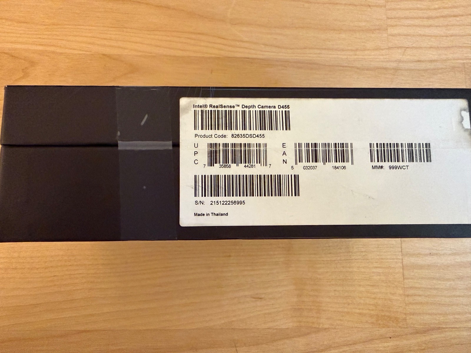 INTEL REALSENSE TECHNOLOGY D455 R-R-CPU-D455C HIGH PERFORMANCE DEPTH CAMERA