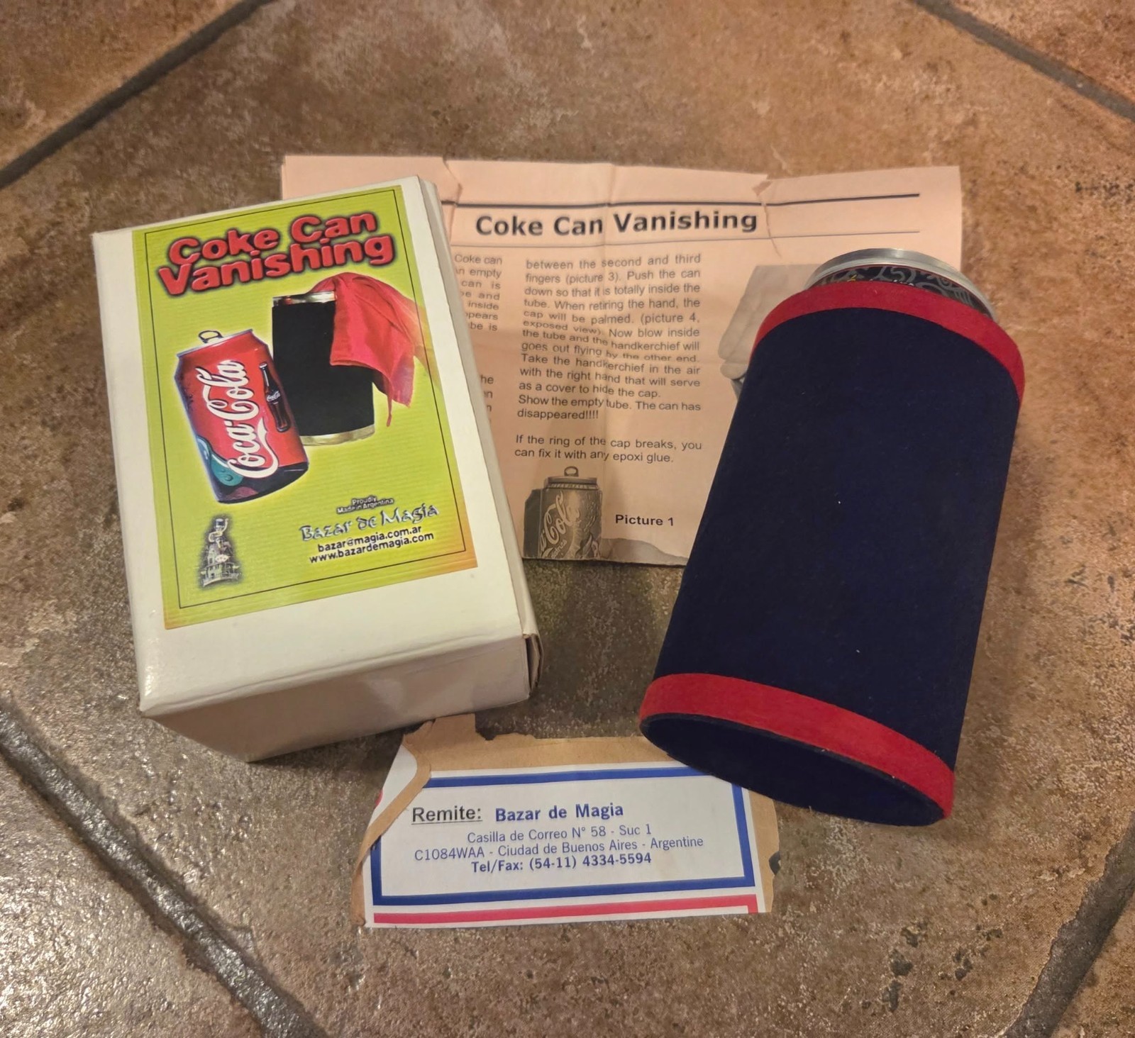 Vanishing Coke Can by Bazar de Magia Magic Mentalism Tricks