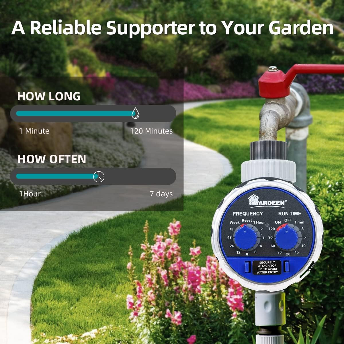 Water Hose Timer fogging Seconds Watering Automatic Electronic Water Timer Ho...