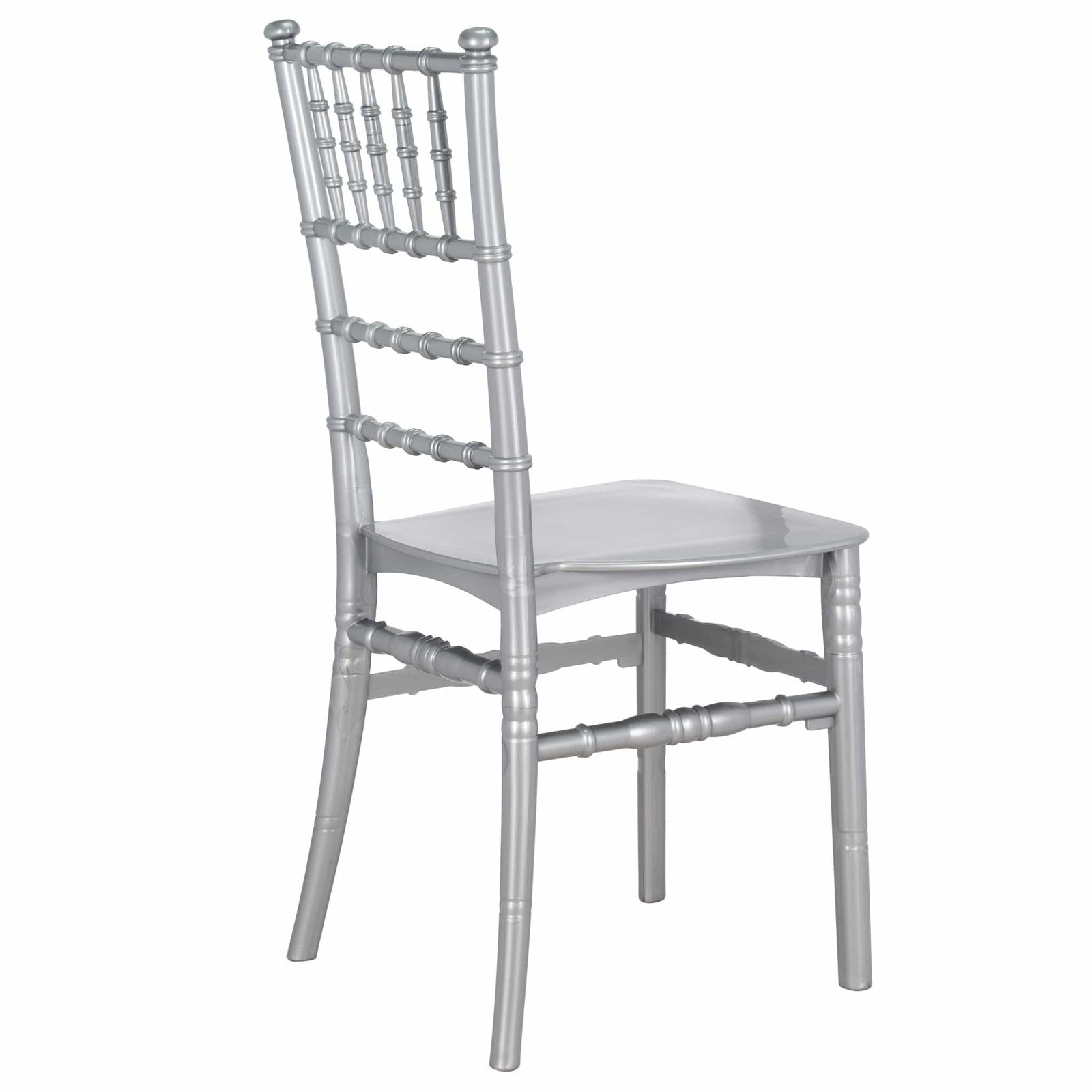 Silver BasicResin™ Chiavari Chair by Chivari