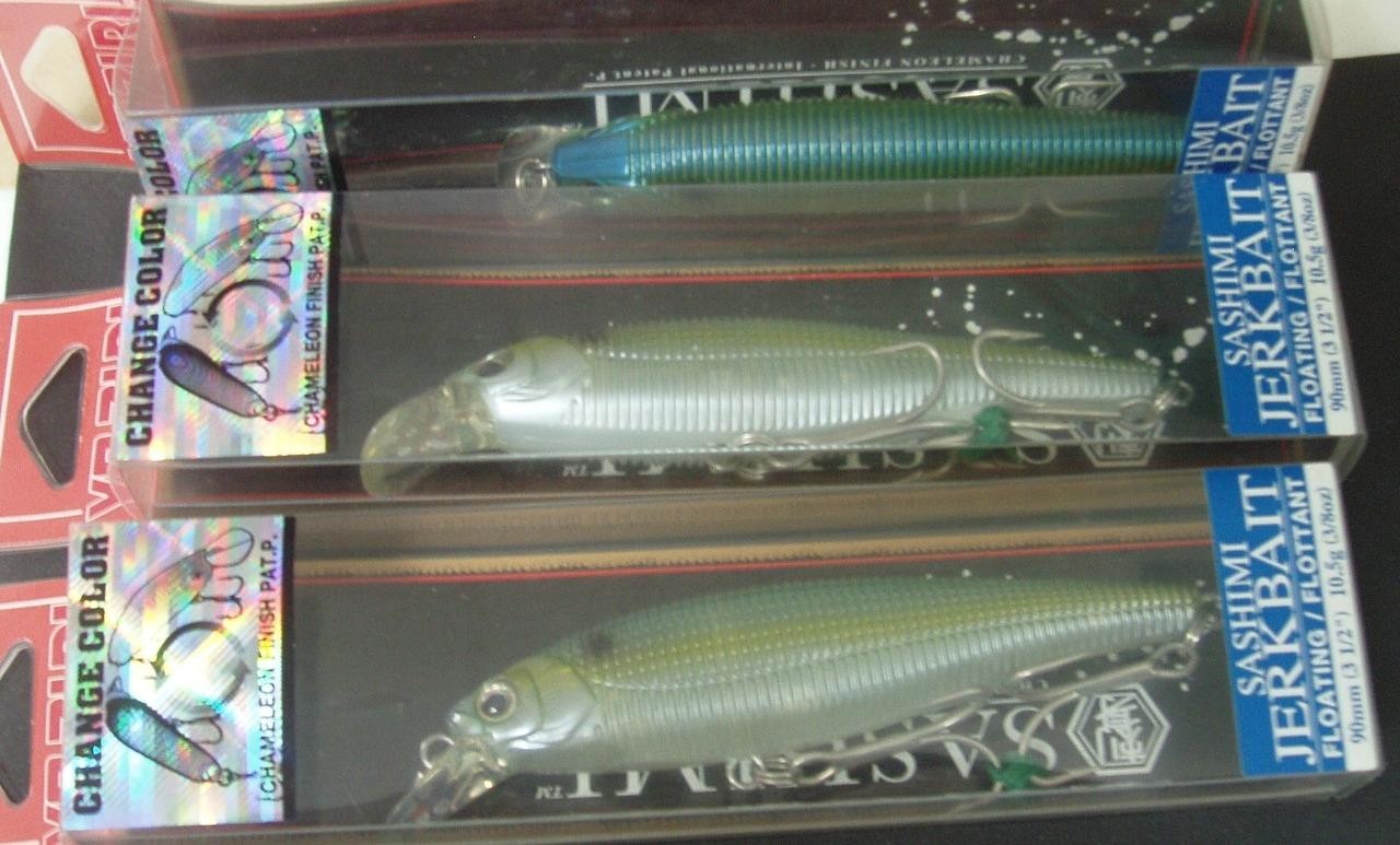 3 NIP YOZURI FLOATING JERKBAITS R964  CGTS TENN. SHAD TROUT BASS FREE SHIPPING!!