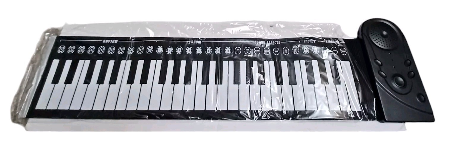 Elegance Roll Up Piano 49 Keys Ultra-Thin Silicone Rubber