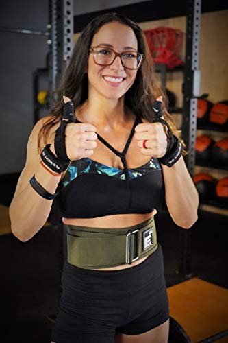 IsoWraps Scaph Wrist Wraps for Cross Training, Black Suede Leather