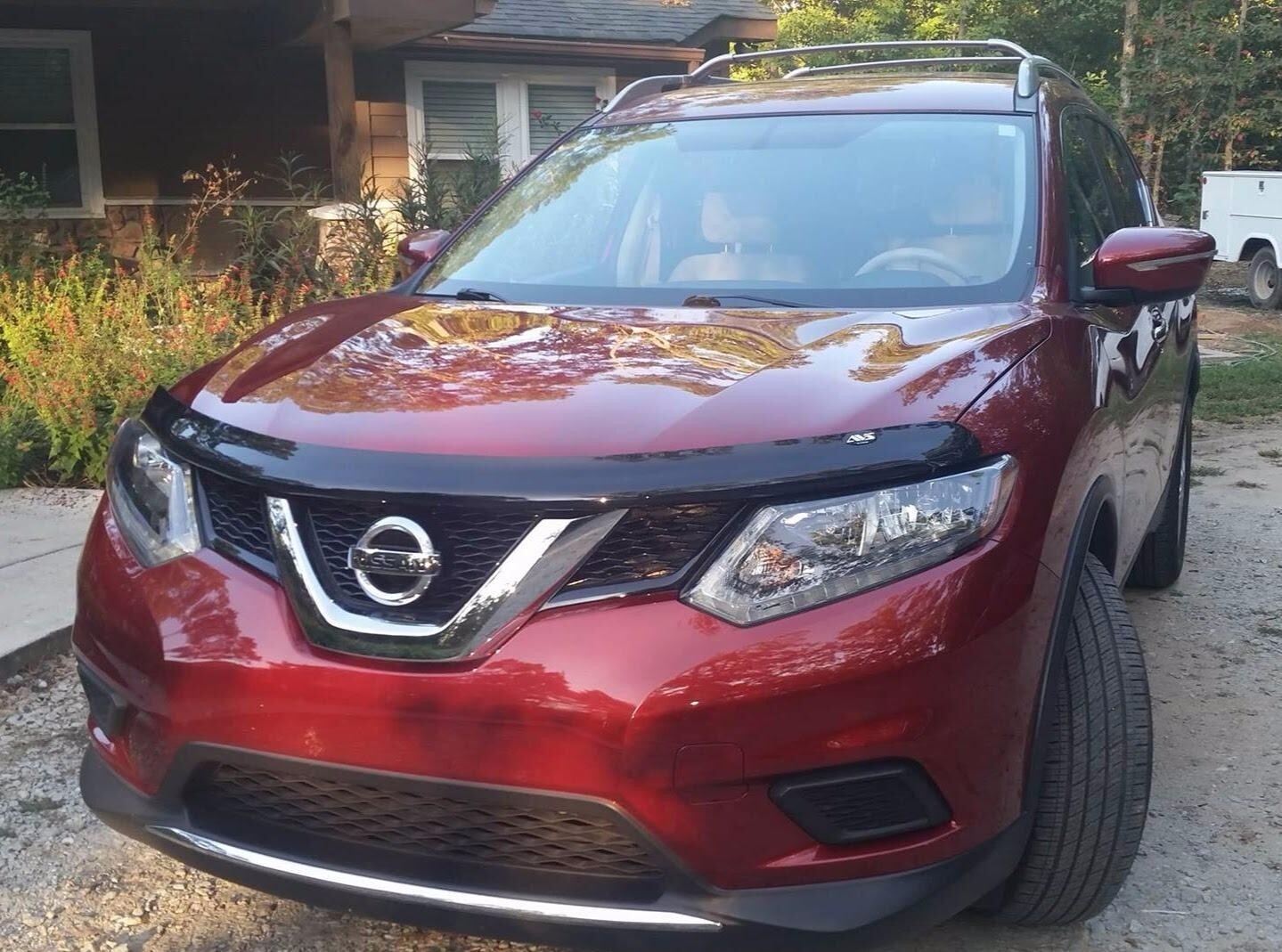 Husky Carflector Hood Protector Bug Shield Deflector for 2014-2020 Nissan Rogue