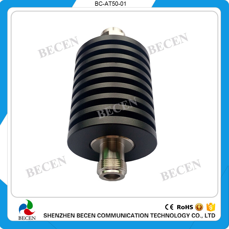RF Fixed Attenuator 50W N 5dB Attenuator Plug male to Jack female 50Watt DC-3Ghz