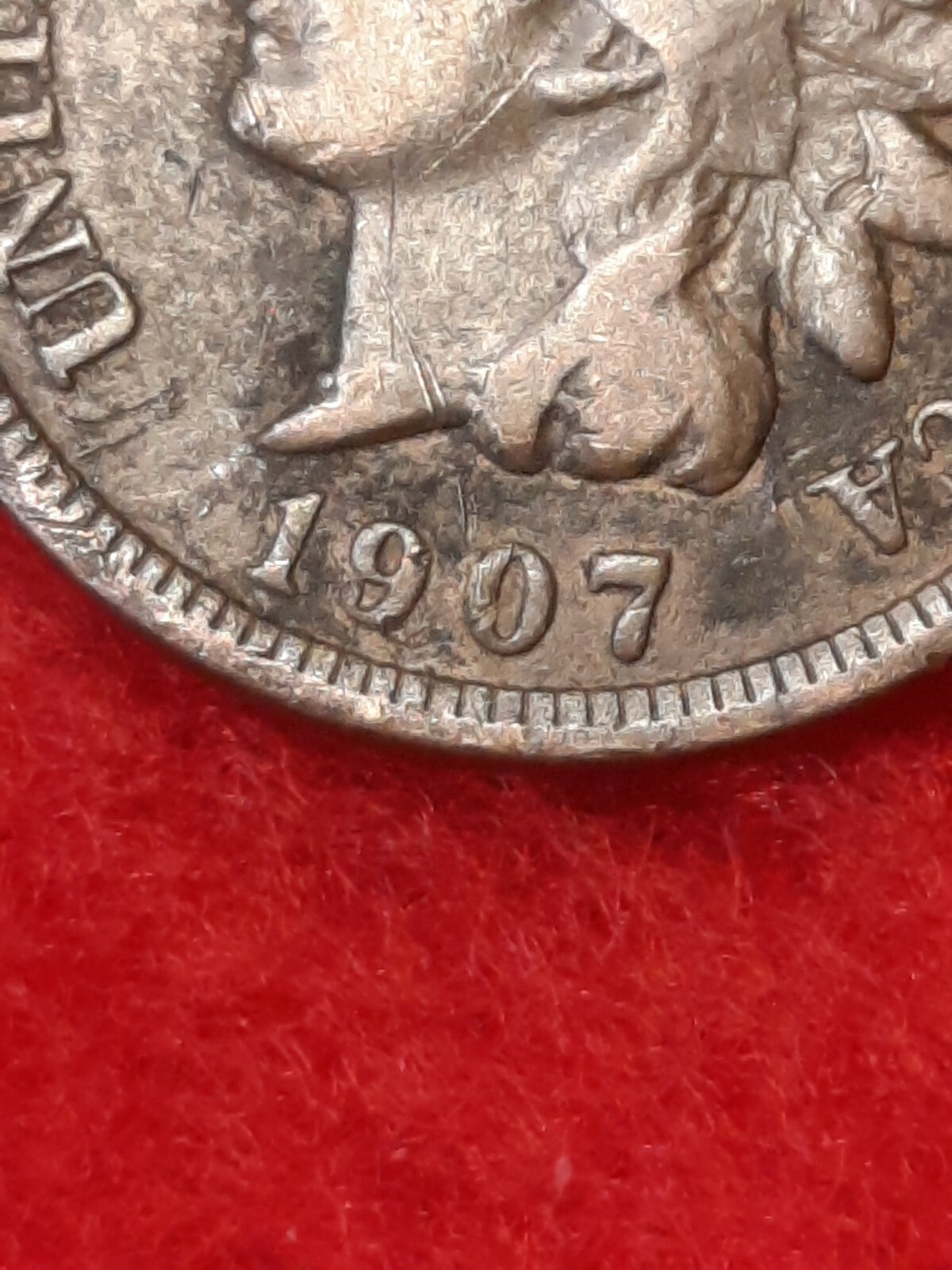 1907 Indian Head Penny #8a