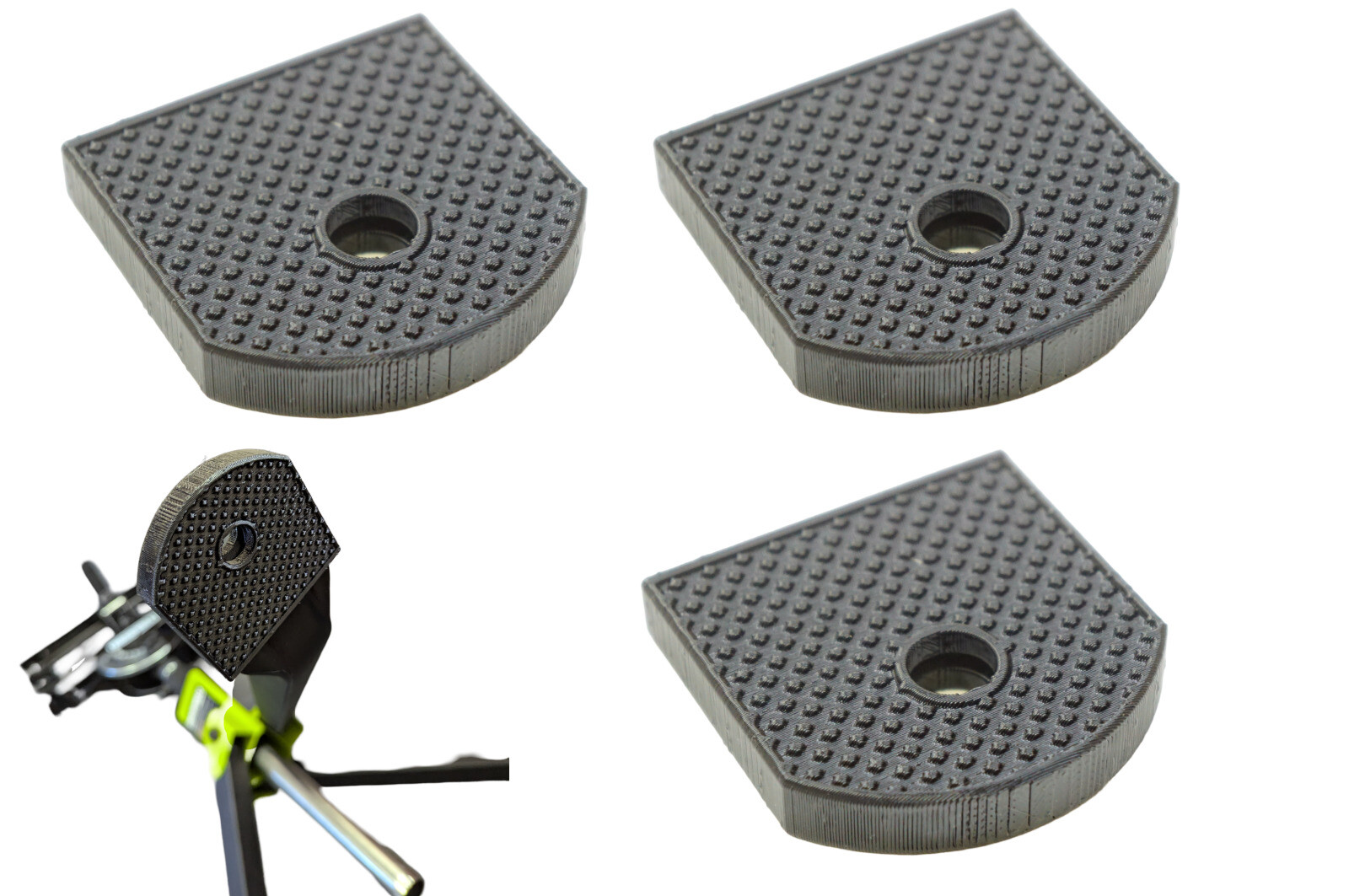 Heavy Duty Rubber Feet Upgrade Textured for Rockwell Jawstand XP RK9034, RK9033
