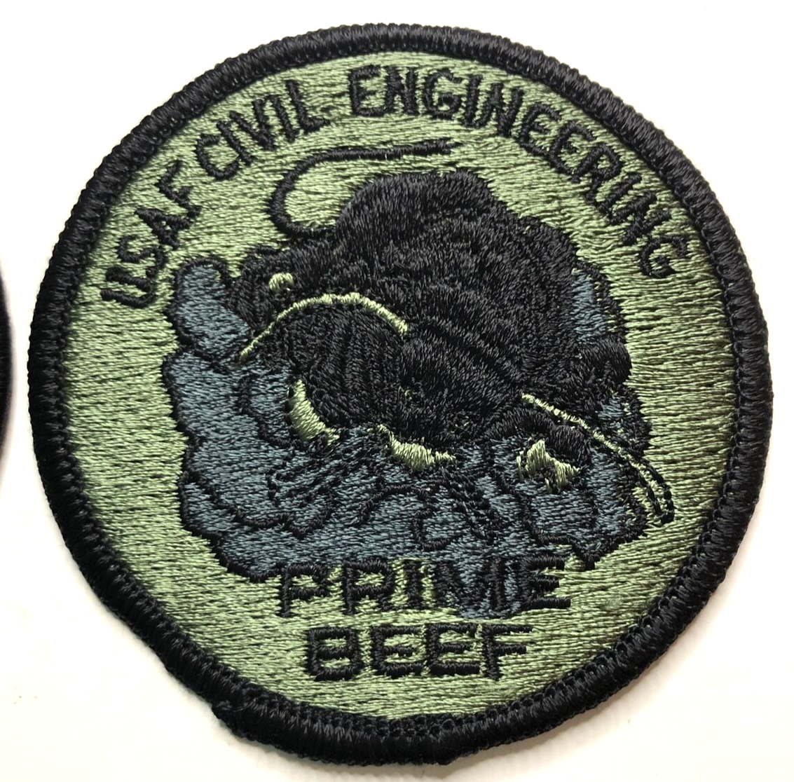 US AIR FORCE patch -Lot of 2 -Civil Engineering- 3"