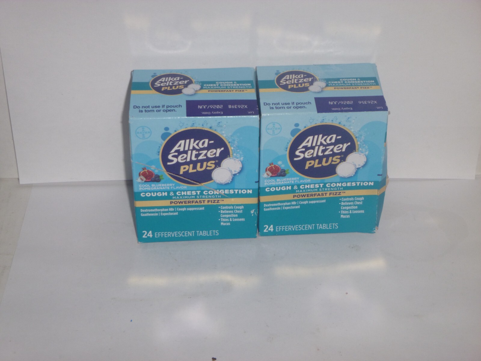 (2) Alka-Seltzer Plus PowerFast  Cough & Chest Congestion Treatment 24ct ex 6/26