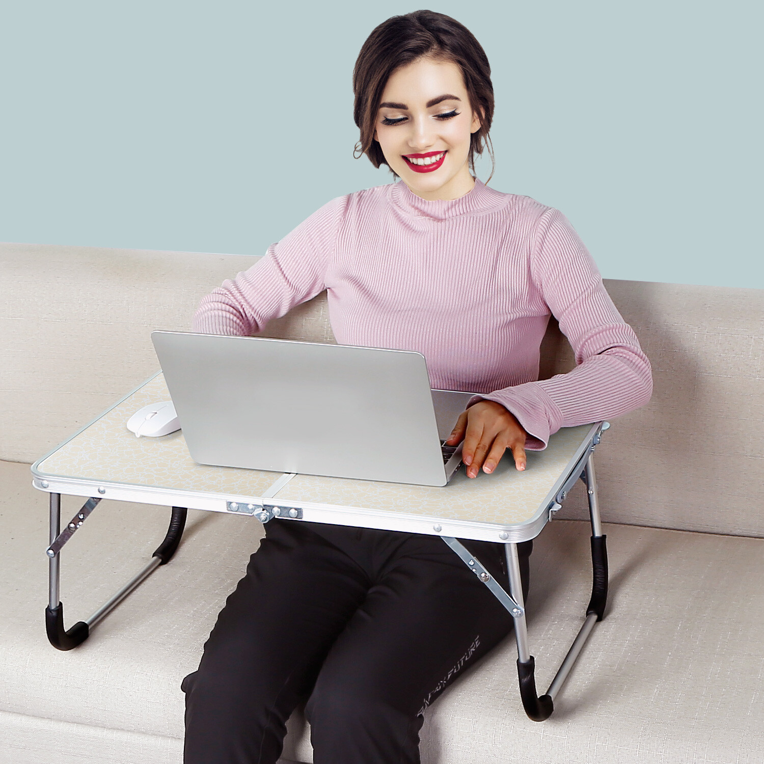 Portable Laptop Notebook Table Foldable Stand Sofa Bed Lap Tray Computer Desk