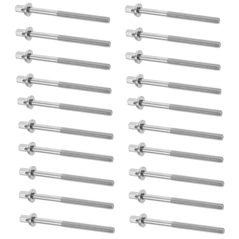 20 Pcs M5 X 60 mm Stainless Stainless Steel Drum Screws Replacement Set For Drum