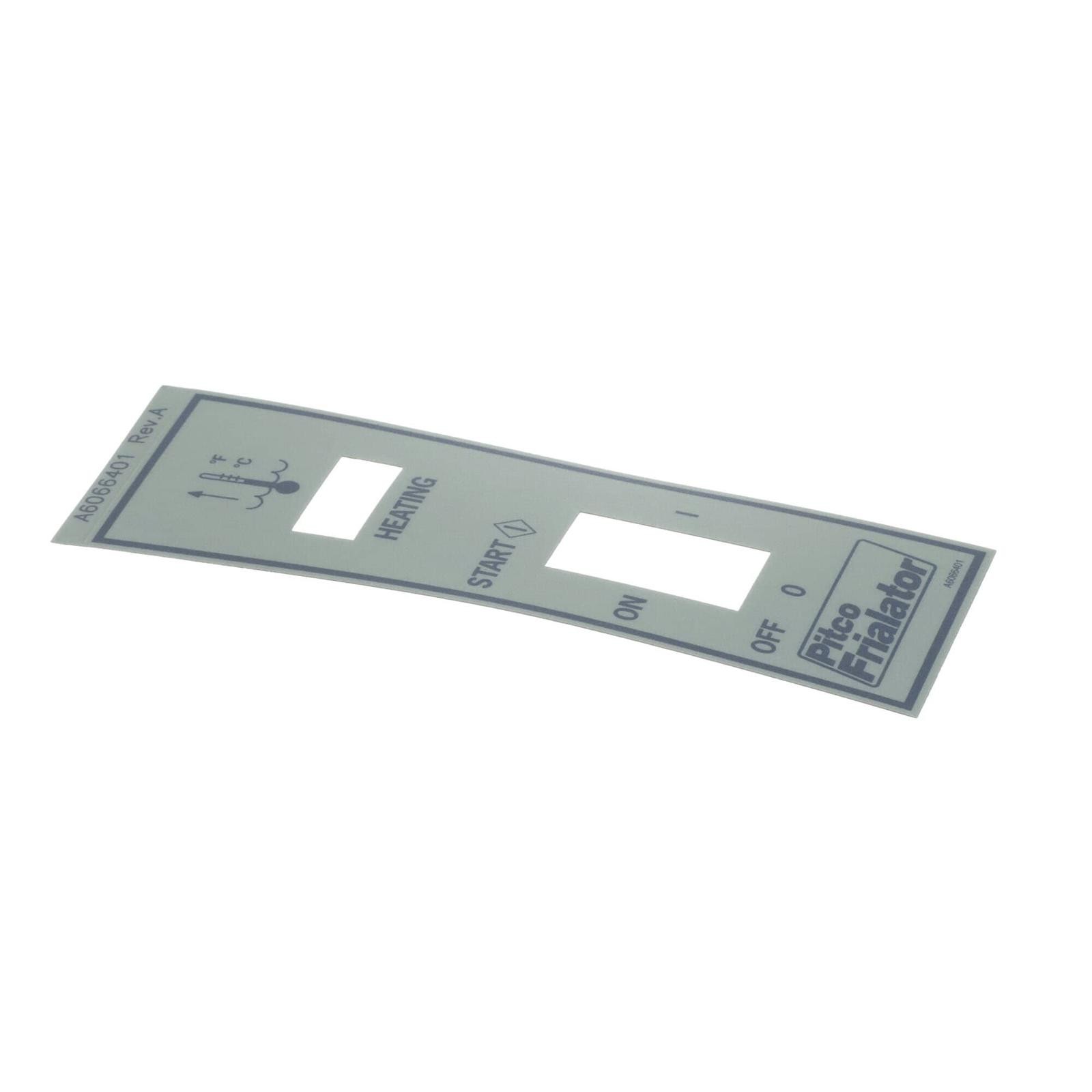 LABEL,OVLY FR PANEL 7-2,7-3,7-4 WK A6066401 - Genuine OEM Replacement Part