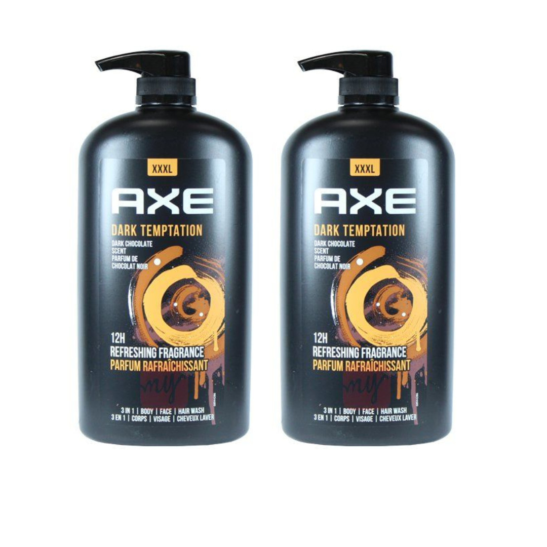 AXE XXXL Dark Temptation Long Lasting Men's Body Wash Dark Chocolate 1LT