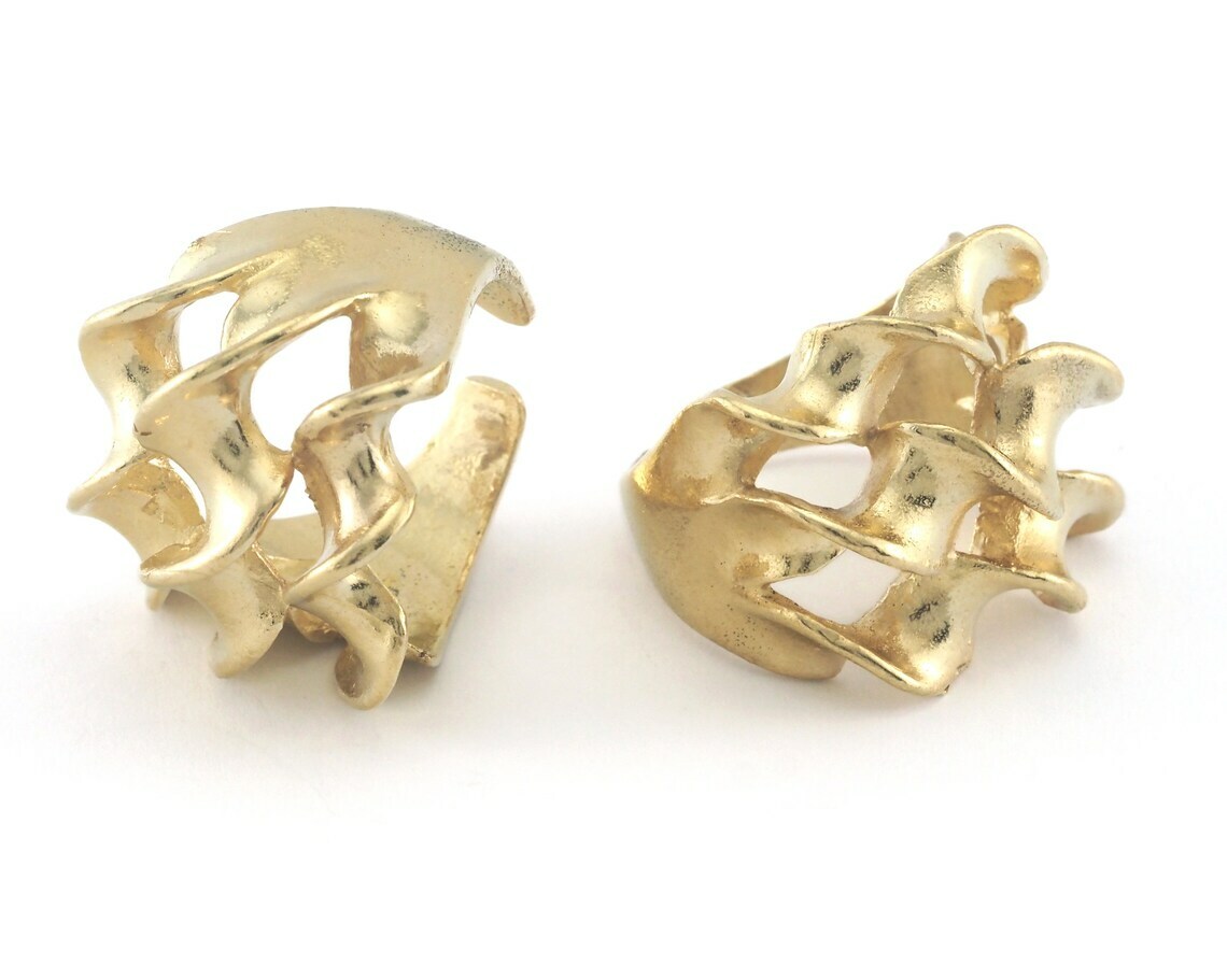 Swirl Adjustable Raw brass 2917