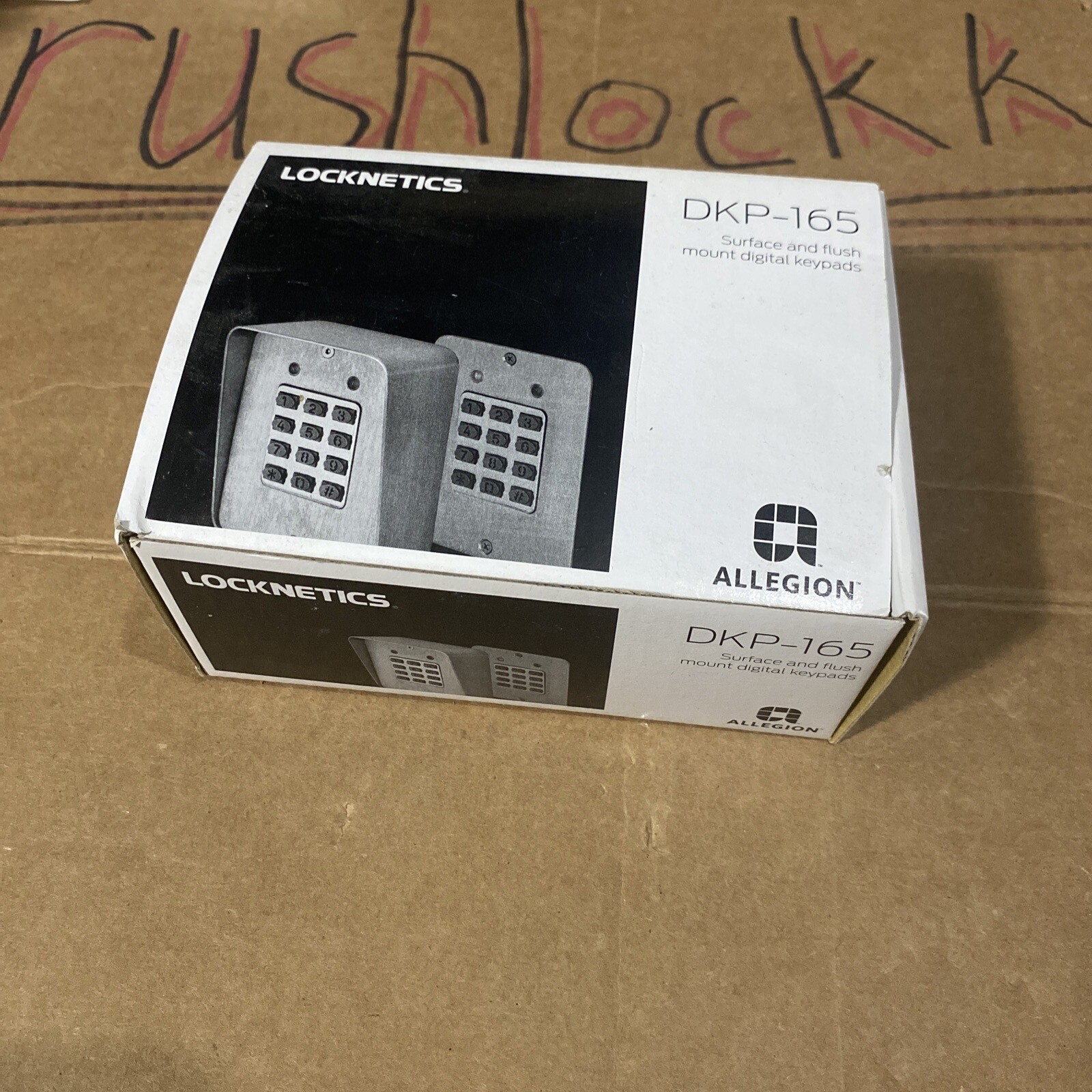 Brand New-Open Box-Locknetics/Allegion Surface Mount Digital Keypad DKP-165