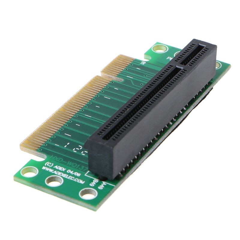 PCI-Express 8X Riser Cards Extender Extension Right Angle Riser Adapter for 1U