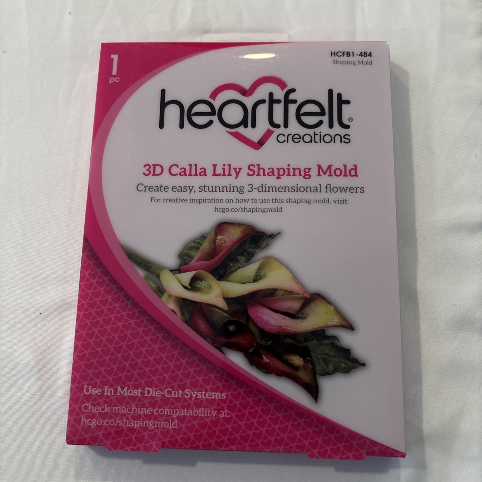 Heartfelt Creations 3D Shaping Mold Calla Lily HCFB1-484 Scrapbook Flowers