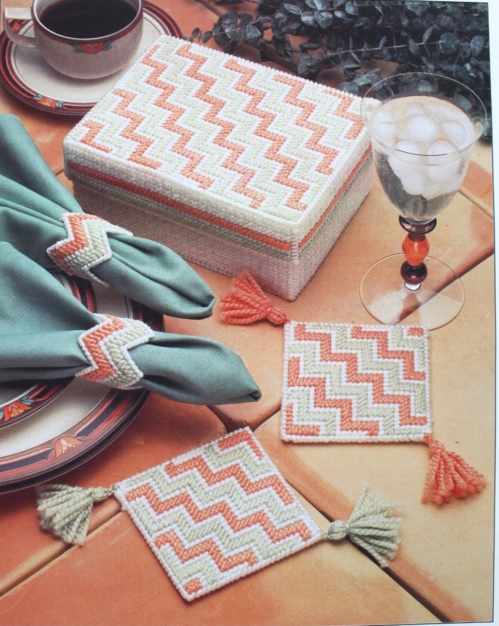 Dining Room Set Plastic Canvas Patterns Annies Club HomeDecor