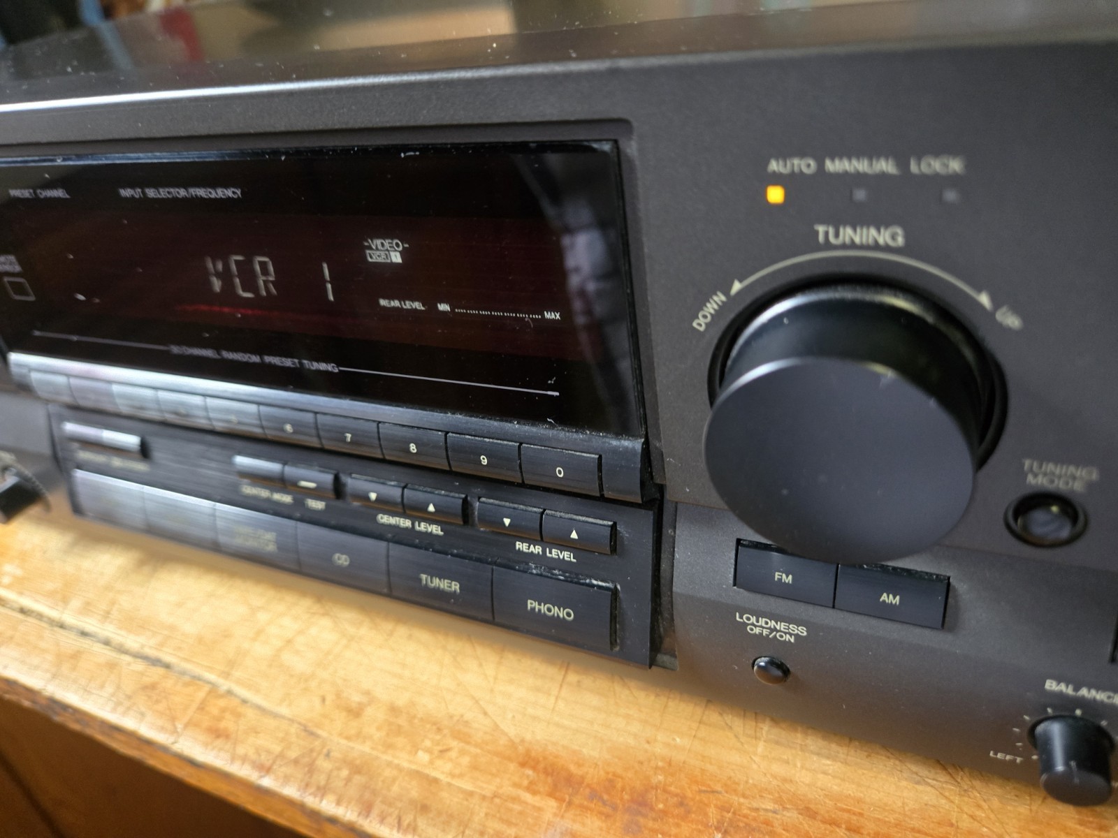 Technics SA-GX330 AV Control Stereo/VCR/CD/PHONO Receiver. READ