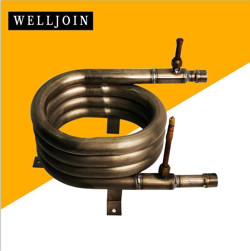 Titanium tube heat exchanger. Pure titanium tube heat exchanger for seawater