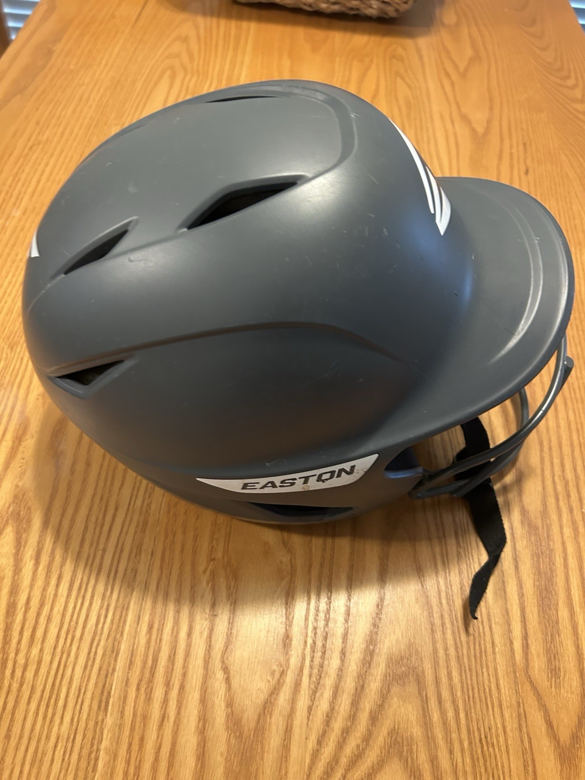 Easton Alpha Solid Batting Helmet Charcoal Small